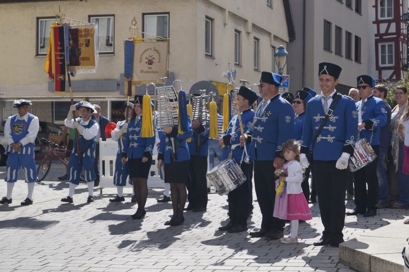 Die Landesstandarde ist nun in Blaubeuren